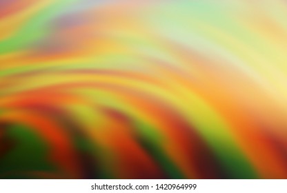 Light Blue, Yellow vector pattern with wry lines. Colorful illustration in simple style with gradient. A completely new template for your design.