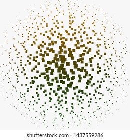 Light Blue, Yellow vector pattern in square style. Abstract gradient illustration with rectangles. Modern template for your landing page.