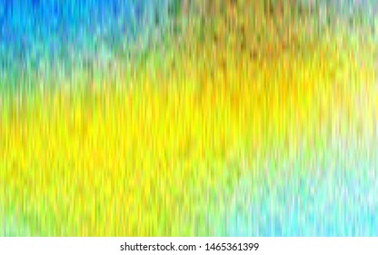 Light Blue, Yellow vector pattern with narrow lines. Modern geometrical abstract illustration with staves. Smart design for your business advert.