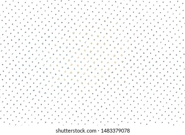 Light Blue, Yellow vector pattern with ABC symbols. Shining illustration with ABC symbols on abstract template. Pattern for ads, poster, banner of books.