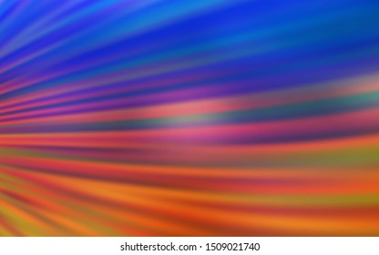 Light Blue, Yellow vector pattern with wry lines. Colorful illustration in abstract style with gradient. New composition for your brand book.