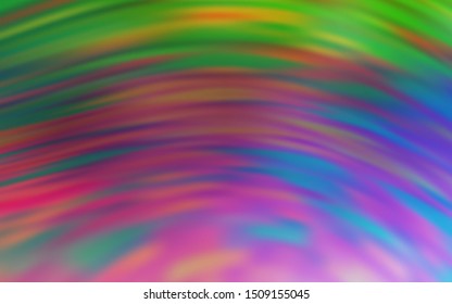 Light Blue, Yellow vector pattern with lines. Colorful geometric sample with gradient lines.  Abstract style for your business design.