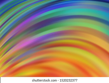 Light Blue, Yellow vector pattern with lamp shapes. Brand new colored illustration in marble style with gradient. Marble design for your web site.