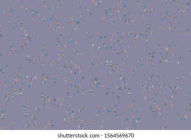 Light Blue, Yellow vector pattern with sharp lines, dots. Blurred decorative design in simple style with lines. Template for your beautiful backgrounds.