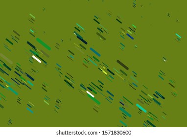 Light Blue, Yellow vector pattern with narrow lines. Shining colored illustration with narrow lines. Pattern for websites, landing pages.