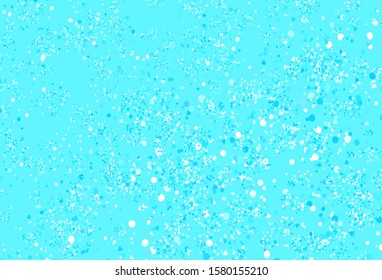Light Blue, Yellow vector pattern with random forms. Illustration with colorful gradient shapes in abstract style. Modern design for your business card.