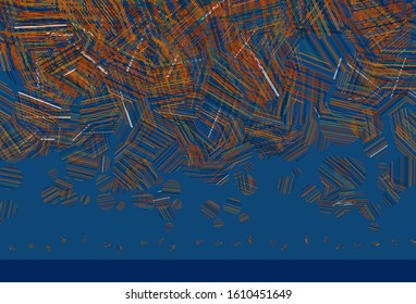 Light Blue, Yellow vector pattern with spheres. Blurred decorative design in abstract style with bubbles. Design for poster, banner of websites.