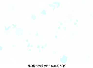 Light Blue, Yellow vector pattern with random forms. Modern abstract illustration with colorful random forms. Simple design for your web site.