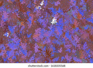 Light Blue, Yellow vector pattern with random forms. Modern abstract illustration with colorful random forms. Best smart design for your business.