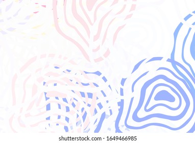 Light Blue, Yellow vector pattern with random forms. Illustration with colorful gradient shapes in abstract style. Elegant design for wallpapers.