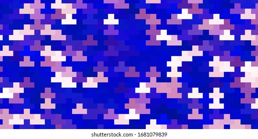 Azul claro, Rama vectorial amarillo en estilo cuadrado. Ilustración con un conjunto de rectángulos de degradado. Mejor diseño para tu anuncio, afiche, banner.