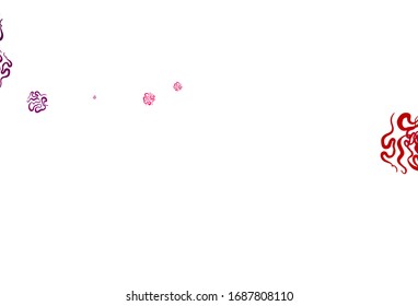 Light Blue, Yellow vector pattern with wry lines. A completely new colorful illustration in simple style. Brand new design for your ads, poster, banner.