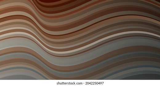 Light Blue, Yellow vector pattern with wry lines. Colorful illustration in abstract style with bent lines. Best design for your posters, banners.