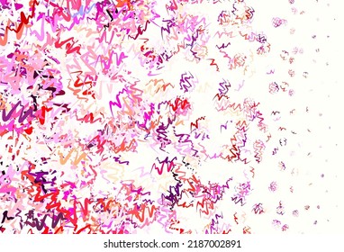 Light Blue, Yellow vector pattern with wry lines. Colorful illustration in abstract style with gradient. A completely new design for your business.