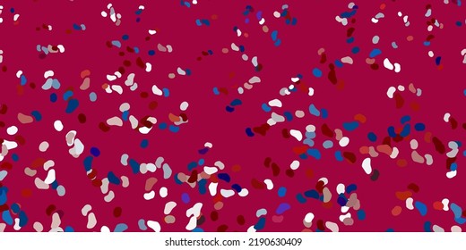 Light blue, yellow vector pattern with abstract shapes. Simple design in abstract style with gradient forms. Simple illustration for your web site.