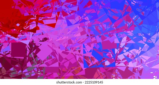 Light Blue, Yellow vector pattern with abstract shapes. Simple design in abstract style with gradient forms. Background for cell phones.