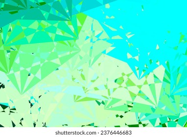 Light Blue, Yellow vector pattern with abstract shapes. Modern abstract illustration with gradient random forms. Smart design for your business.