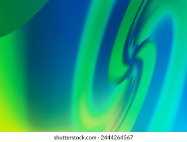 Light Blue, Yellow vector pattern with liquid shapes. Glitter abstract illustration with wry lines. Marble design for your web site.