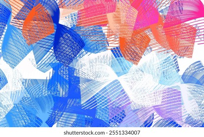 Light Blue, Yellow vector pattern with random forms. Simple colorful illustration with abstract gradient shapes. Simple design for your web site.