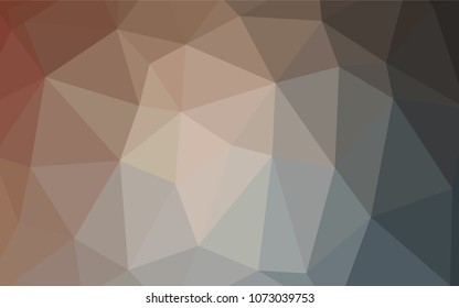 Light Blue, Yellow vector polygon abstract layout. Polygonal abstract illustration with gradient. The template for cell phone's backgrounds.
