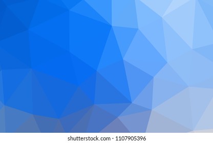 Light Blue, Yellow vector polygon abstract background. Colorful illustration in polygonal style with gradient. New template for your brand book.