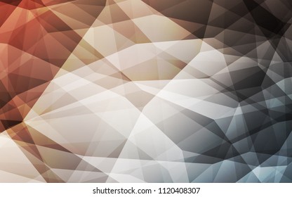 Light Blue, Yellow vector polygon abstract backdrop. Shining colorful illustration with triangles. A new texture for your web site.