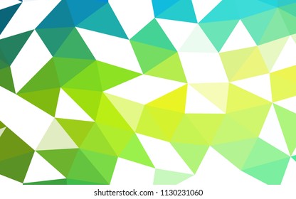 Light Blue, Yellow vector polygon abstract polygon abstract. Colorful illustration in abstract style with gradient. A completely new template for your business design.