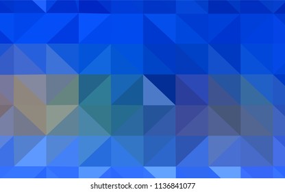 Light Blue, Yellow vector polygon abstract backdrop. Colorful illustration in polygonal style with gradient. Brand new style for your business design.