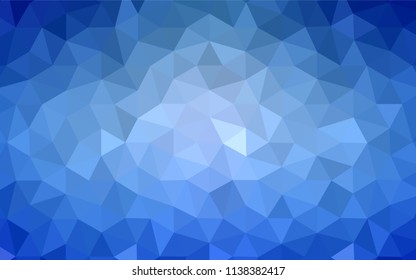 Light Blue, Yellow vector polygon abstract layout. Polygonal abstract illustration with gradient. Pattern for a brand book's backdrop.