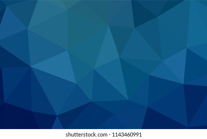 Light Blue, Yellow vector polygon abstract layout. Creative illustration in halftone style with triangles. Polygonal design for your web site.