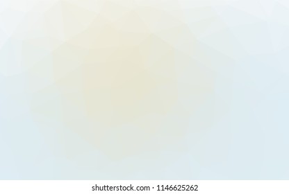 Light Blue, Yellow vector polygon abstract background. A vague abstract illustration with gradient. The elegant pattern can be used as part of a brand book.
