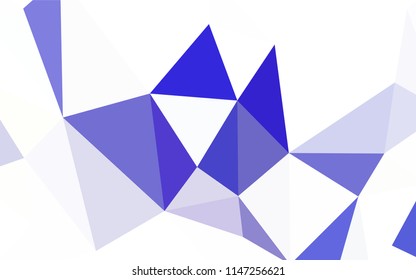 Light Blue, Yellow vector polygon abstract backdrop. Shining polygonal illustration, which consist of triangles. New template for your brand book.