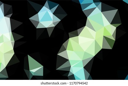Light Blue, Yellow vector polygon abstract background. Brand new colored illustration in blurry style with gradient. The completely new template can be used for your brand book.