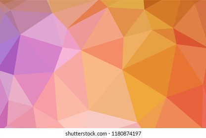 Light Blue, Yellow vector polygon abstract background. Elegant bright polygonal illustration with gradient. Completely new template for your banner.