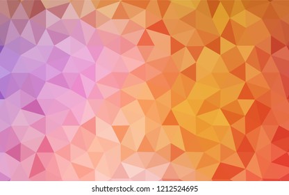 Light Blue, Yellow vector polygon abstract background. Creative illustration in halftone style with triangles. A new texture for your web site.