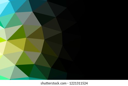 Light Blue, Yellow vector polygon abstract polygon abstract. Brand new colored illustration in blurry style with gradient. The elegant pattern can be used as part of a brand book.
