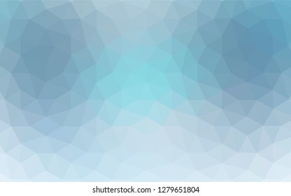 Light Blue, Yellow vector polygon abstract backdrop. A sample with polygonal shapes. Brand new style for your business design.