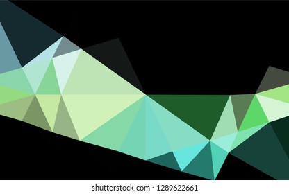 Light Blue, Yellow vector polygon abstract layout. Modern geometrical abstract illustration with gradient. The template can be used as a background for cell phones.