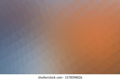 Light Blue, Yellow vector polygon abstract layout. A sample with polygonal shapes. Brand new design for your business.