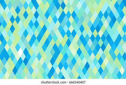 Light Blue, Yellow vector polygon abstract pattern. Creative geometric illustration in Origami style with gradient. The best triangular design for your business.