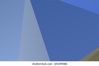 Light Blue, Yellow vector polygon abstract background. Modern geometrical abstract illustration with gradient. The template can be used as a background for cell phones.