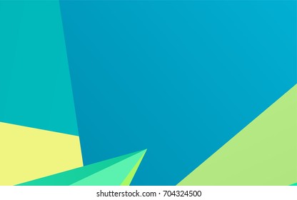 Light Blue, Yellow vector polygon abstract background. Creative illustration in halftone style with gradient. A completely new template for your business design.
