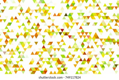 Light Blue, Yellow vector polygon abstract background. Modern geometrical abstract illustration with gradient. The elegant pattern can be used as part of a brand book.