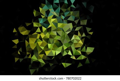 Light Blue, Yellow vector polygon abstract pattern. Brand-new colored illustration in blurry style with gradient. The elegant pattern can be used as part of a brand book.