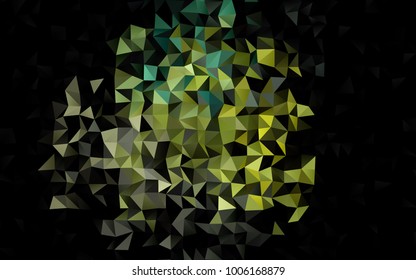 Light Blue, Yellow vector polygonal background. A completely new color illustration in a vague style. The elegant pattern can be used as part of a brand book.