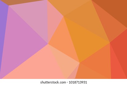 Light Blue, Yellow vector polygonal illustration, which consist of triangles. Triangular pattern for your business design. Geometric background in Origami style with gradient. 