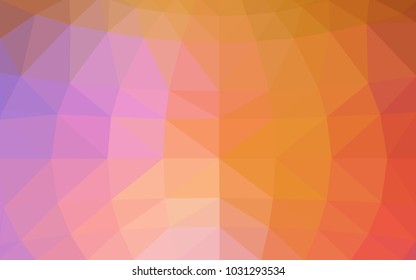 Light Blue, Yellow vector polygonal illustration, which consist of triangles. Triangular pattern for your business design. Geometric background in Origami style with gradient. 