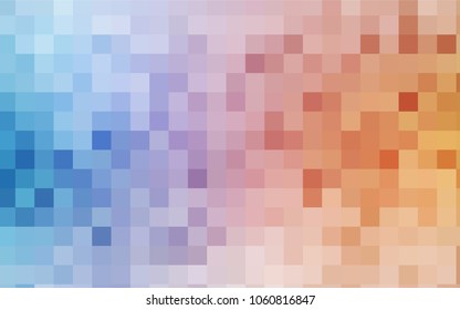Light Blue, Yellow vector polygonal illustration, which consist of rectangles. Rectangular pattern for your business design. Geometric background in Origami style with gradient. 