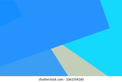 Light Blue, Yellow vector polygonal illustration, which consist of rectangles. Rectangular pattern for your business design. Geometric background in Origami style with gradient. 