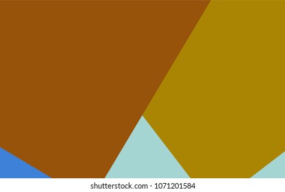 Light Blue, Yellow vector polygonal illustration, which consist of rectangles. Rectangular pattern for your business design. Geometric background in Origami style with gradient. 